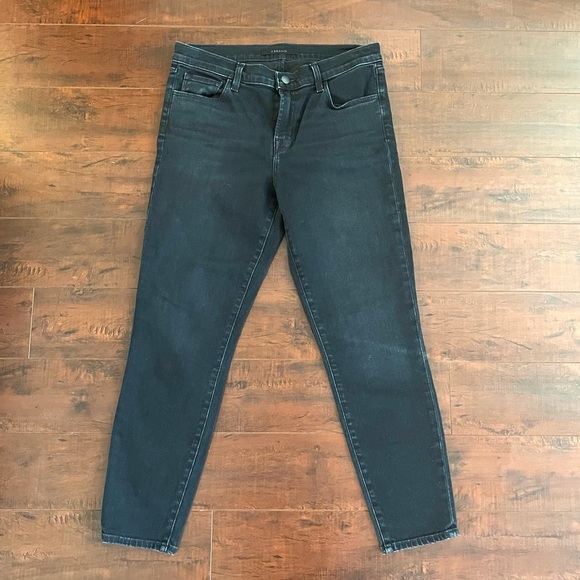 J BRAND Denim 835 Skinny Jeans Mid Rise Ankle Dark Wash Complex Size 30 - Picture 2 of 10